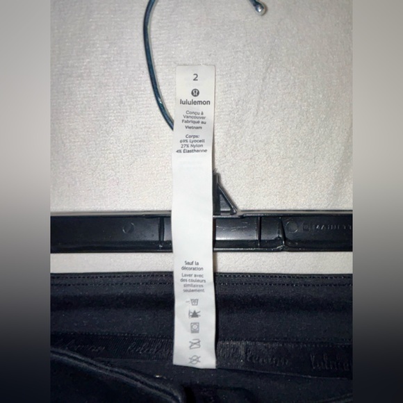 Lululemon Black Straight-Leg Pants - Picture 5 of 9